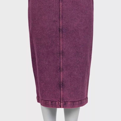No 21 designer denim fuchsia skirt new