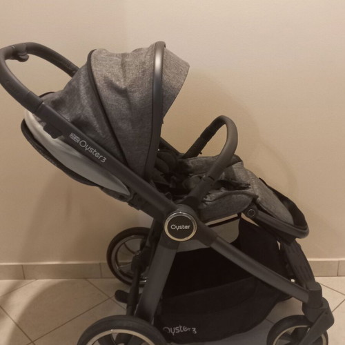Oyster 3 stroller used with adapters and covers included