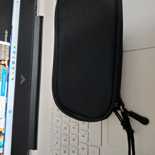 Double Storage Case with 2 Separate Zippers New