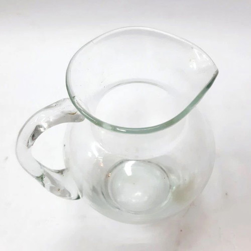 Vintage glass pitcher like new, transparent