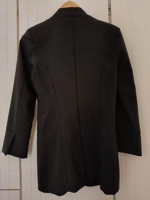 Women's blazer jacket, black, size M