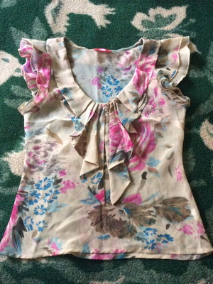 Women's short-sleeve blouse like new, size S/M 8