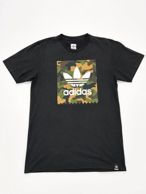 Adidas Originals Trefoil Camo Logo T-Shirt black, like new