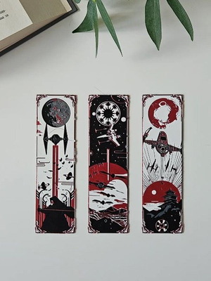 Star Wars 3D bookmarks new, printed with durable PLA+