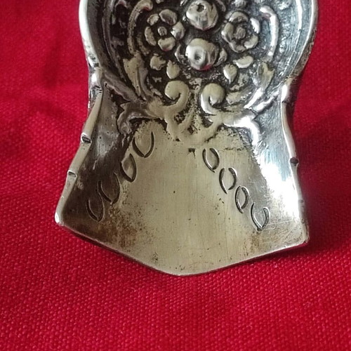 Silver Collectible Serving Spoon 800, like new, 1880-1930