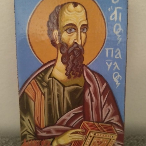 Byzantine Handmade Icon of Saint Paul New