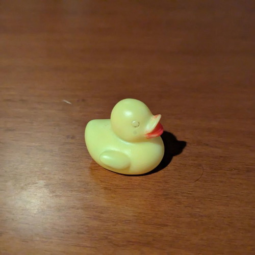 Plastic little duckling