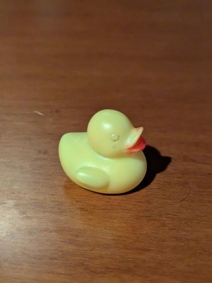 Plastic little duckling