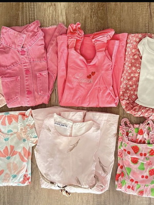 Girls' dresses size 3 years, like new, set of 7