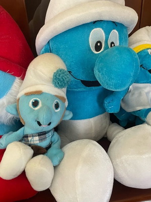 Smurfs set like new, 5 pieces