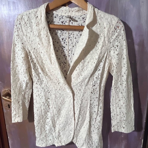 Please jacket used, size Small, beige