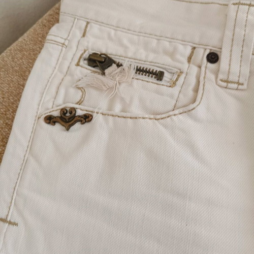 Staff women's jean pants like new, beige, size 29