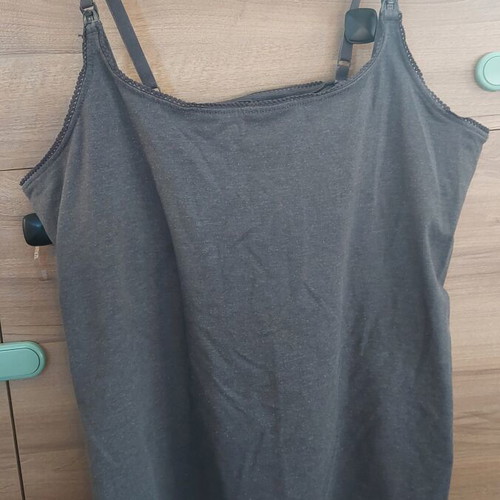 Prémaman Maternity and Nursing Top XL like new, dark gray