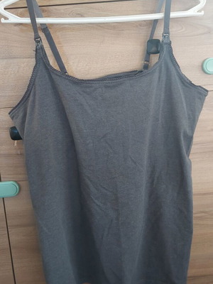 Prémaman Maternity and Nursing Top XL like new, dark gray