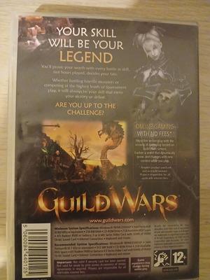 Guild Wars PC game used, single CD
