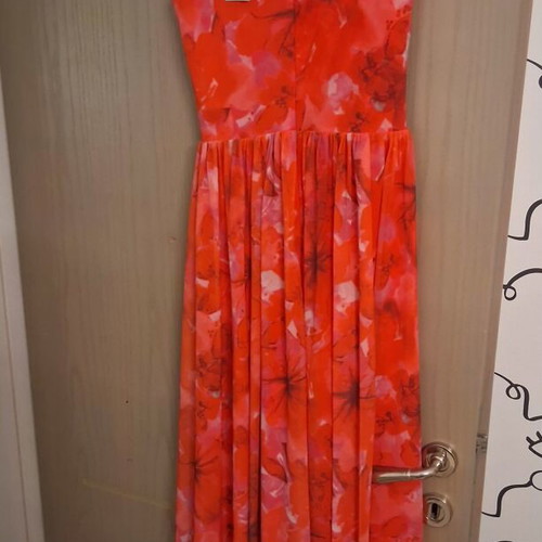 Trendyol maxi dress new, pink, size L