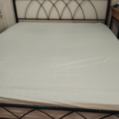 Metal bed 2 meters × 160 with mattress