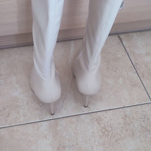 Zara tall boots beige, size 40, like new