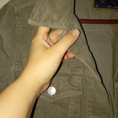 Marks & Spencer khaki corduroy jacket XL used, 100% cotton