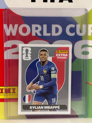 Mbappe silver extra sticker FIFA World Cup 2026 new