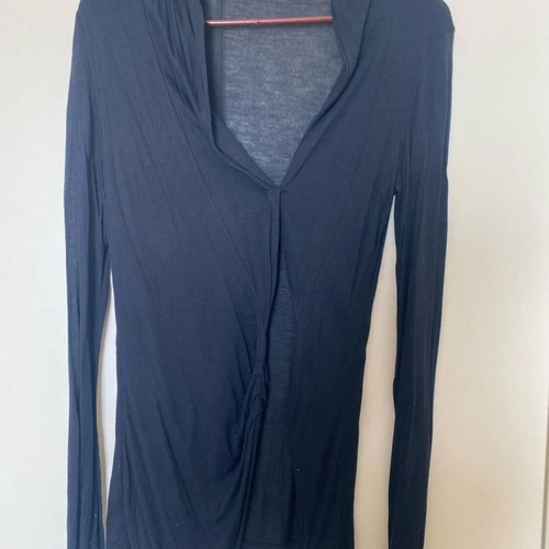 Black cardigan long thin size S like new