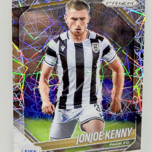 Panini FIFA Prizm 2025/26 Jonjoe Kenny #47 PAOK Lazer Prizm Parallel new