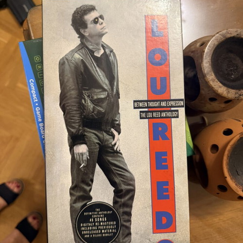 Lou Reed Between Thought and Expression 3 CD Deluxe Box Set anthology like new