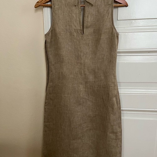 Dress beige like new, sizes S 36 8 and M 38 10