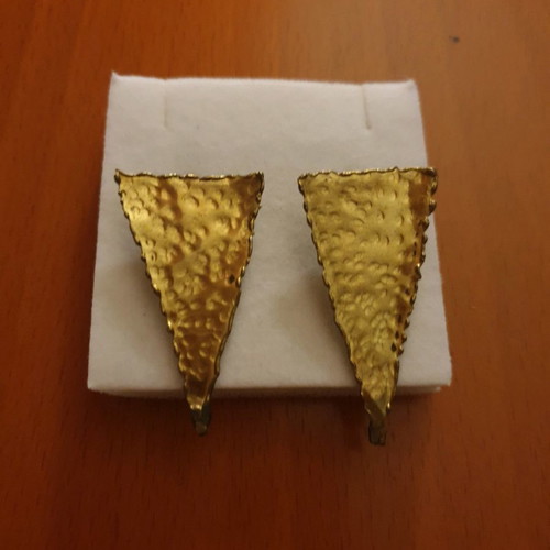 Handmade earrings used