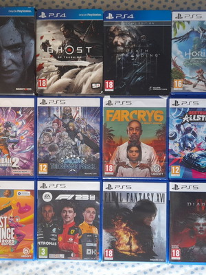 PS4 Special Editions και PS5 games σαν καινούργιο