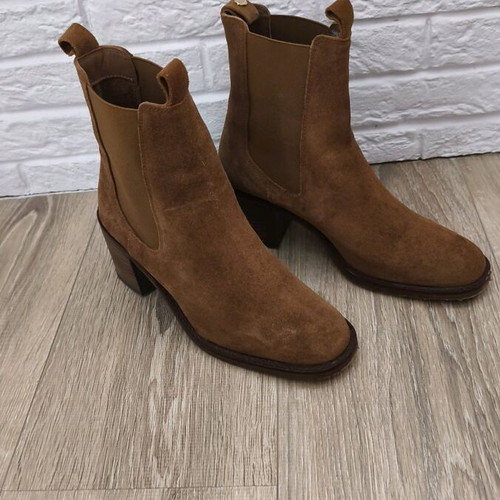 Sergio Bardi suede boots brown like new, size 39
