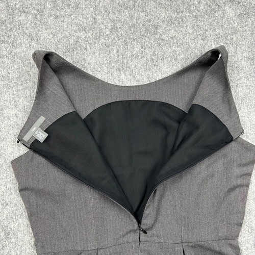Gap sleeveless dress gray with back zipper size 36 EU like new