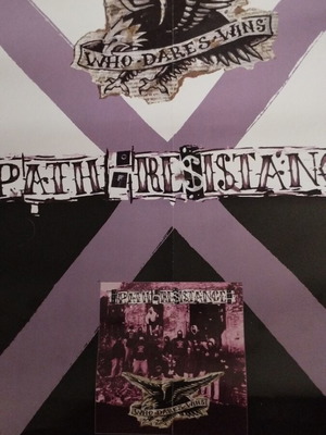 The Path Of Resistance Who Dares Wins промо плакат, Victory Records 1996
