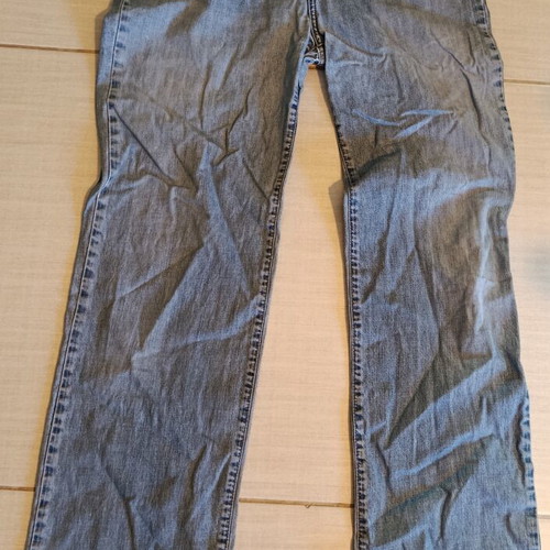 Navy & Green men's jeans used, pack of 3, blue shades, size M