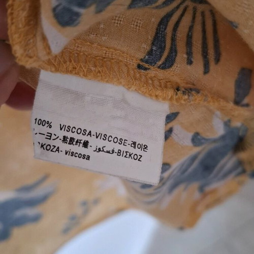 Viscose floral shirt United Colors of Benetton used, multicolor