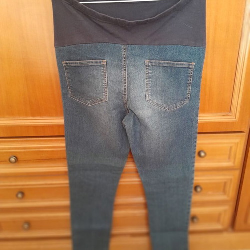 Prenatal elastic maternity jeans used, blue, size L, pack of 2