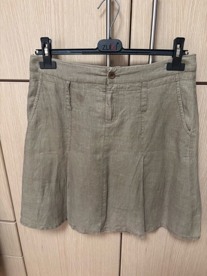 Toi Moi linen skirt size M like new, khaki