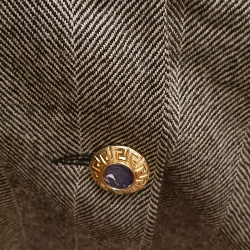 Versace wool jacket used, missing buttons