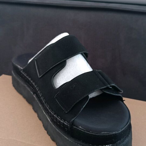Luigi flatform sandals new, black, size 39