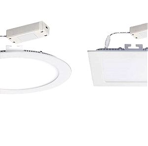 2 Φωτιστικά LED χωνευτά 17watt Ουδέτερο Λευκό
