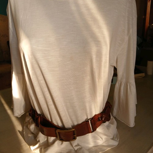 Liu Jo leather boho belt brown like new, size M