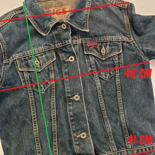 RIGS Vintage Denim Jacket L Like New Dark Blue