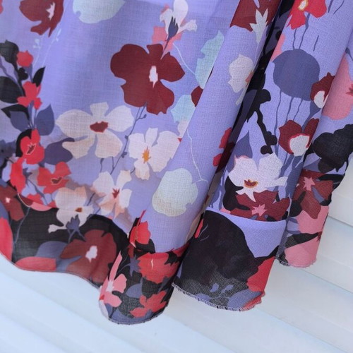 Lumina Asymmetric Floral Dress One Shoulder Small like new