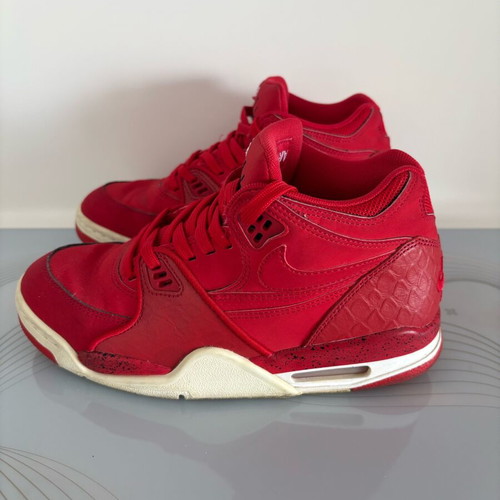 Nike Air Flight 89 “Python” like new, red athletic shoes EU 38.5