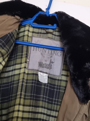 Καμπαρντίνα Mondi γυναικεία μεταχειρισμένη, χακί με αφαιρούμενη γούνα