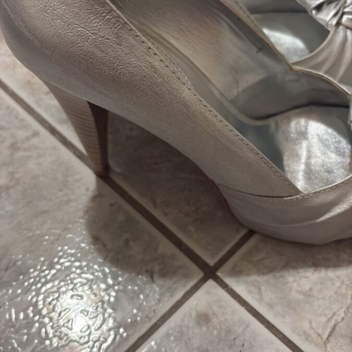 Heels silver size 37 used