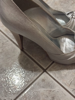 Heels silver size 37 used
