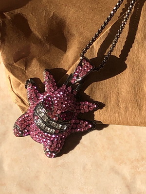 Lced Out Chain like new, purple