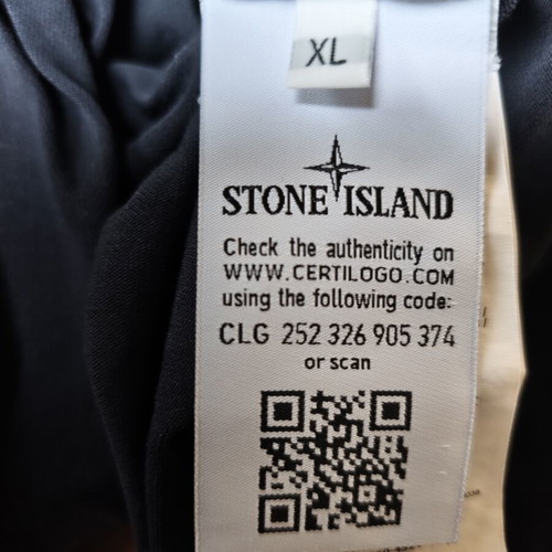 Stone Island polo shirt used, size XL, authentic with collar wear