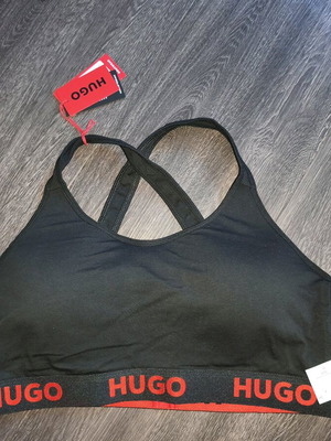 Hugo Boss sports top new, size M, black and red